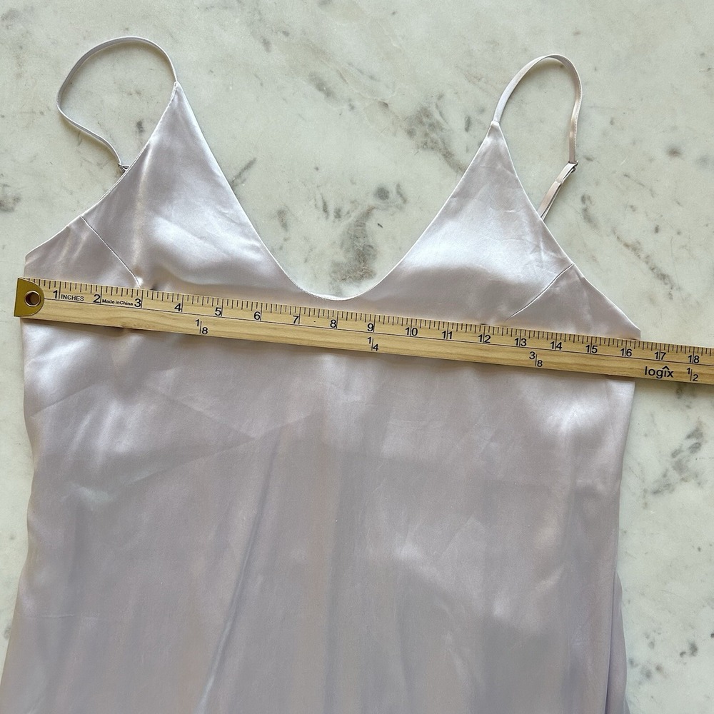 Reformation Ombré Sofia 100% Silk Slip Midi Dress Blue Lavender size 0 $278 Prom - Picture 14 of 14